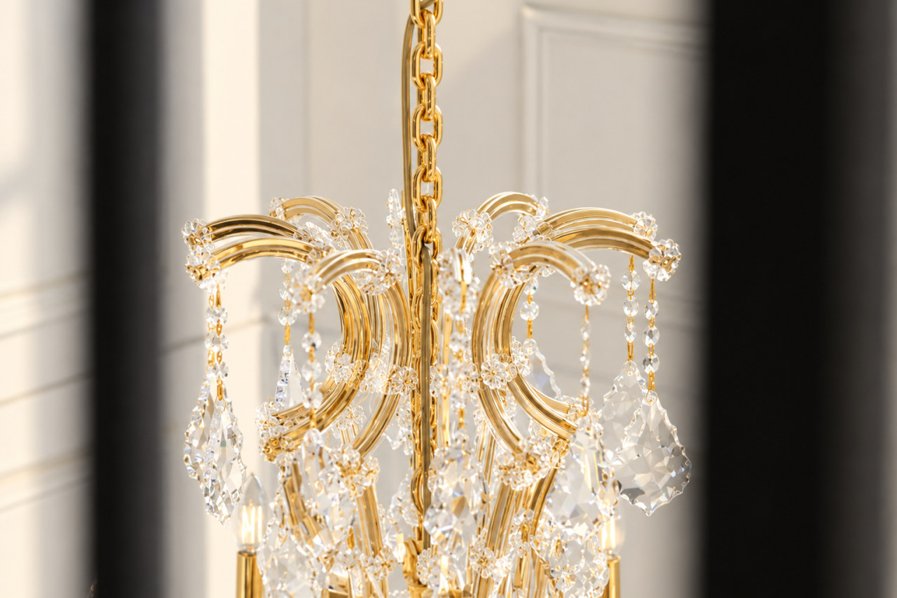 The chandelier
