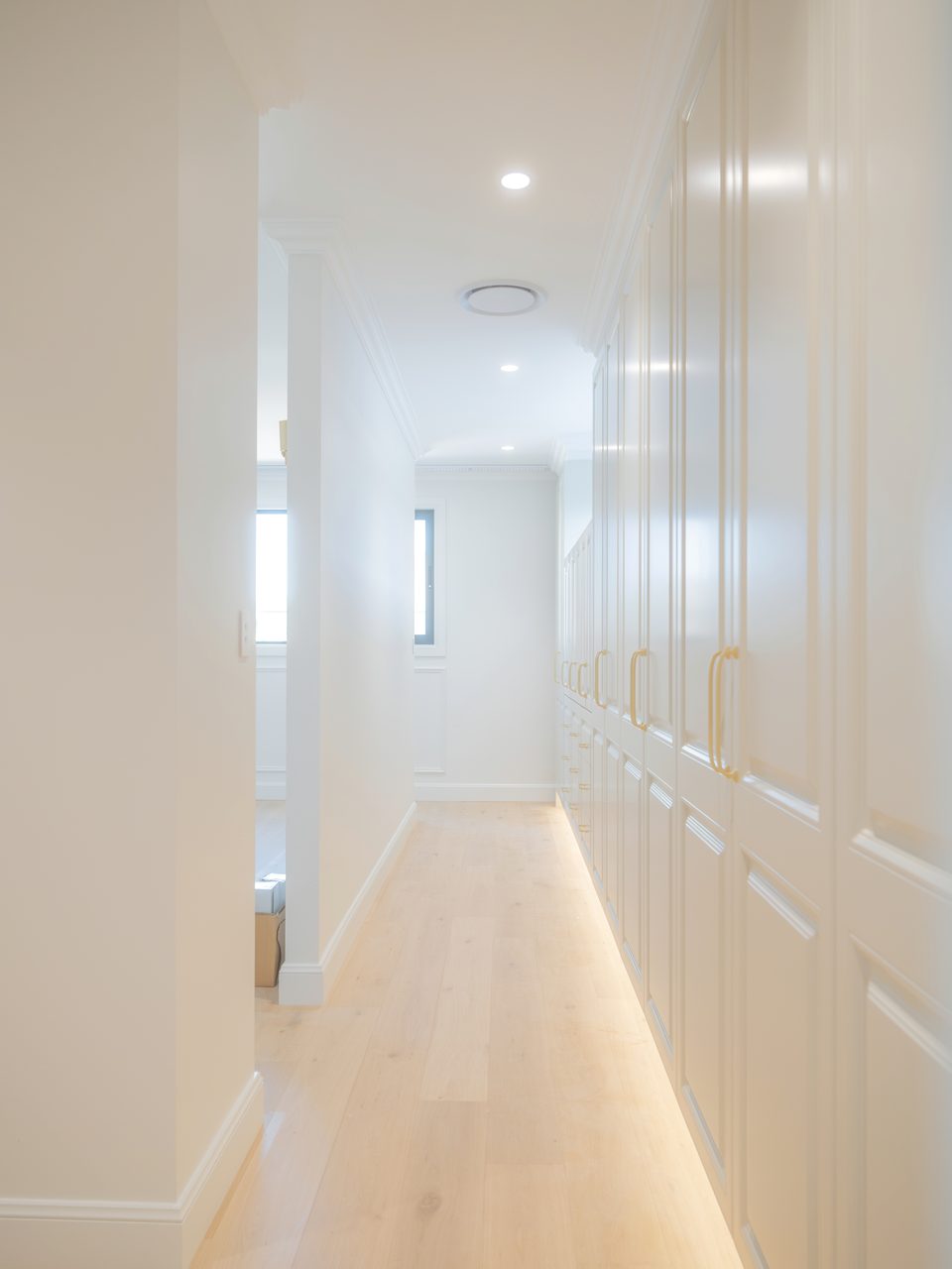 Down the hall
