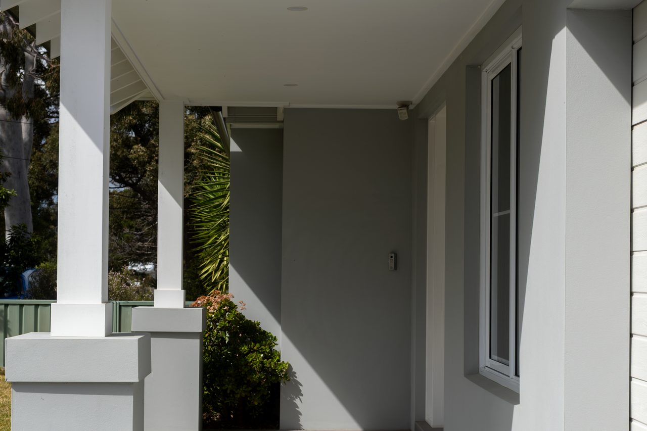 The side walkway