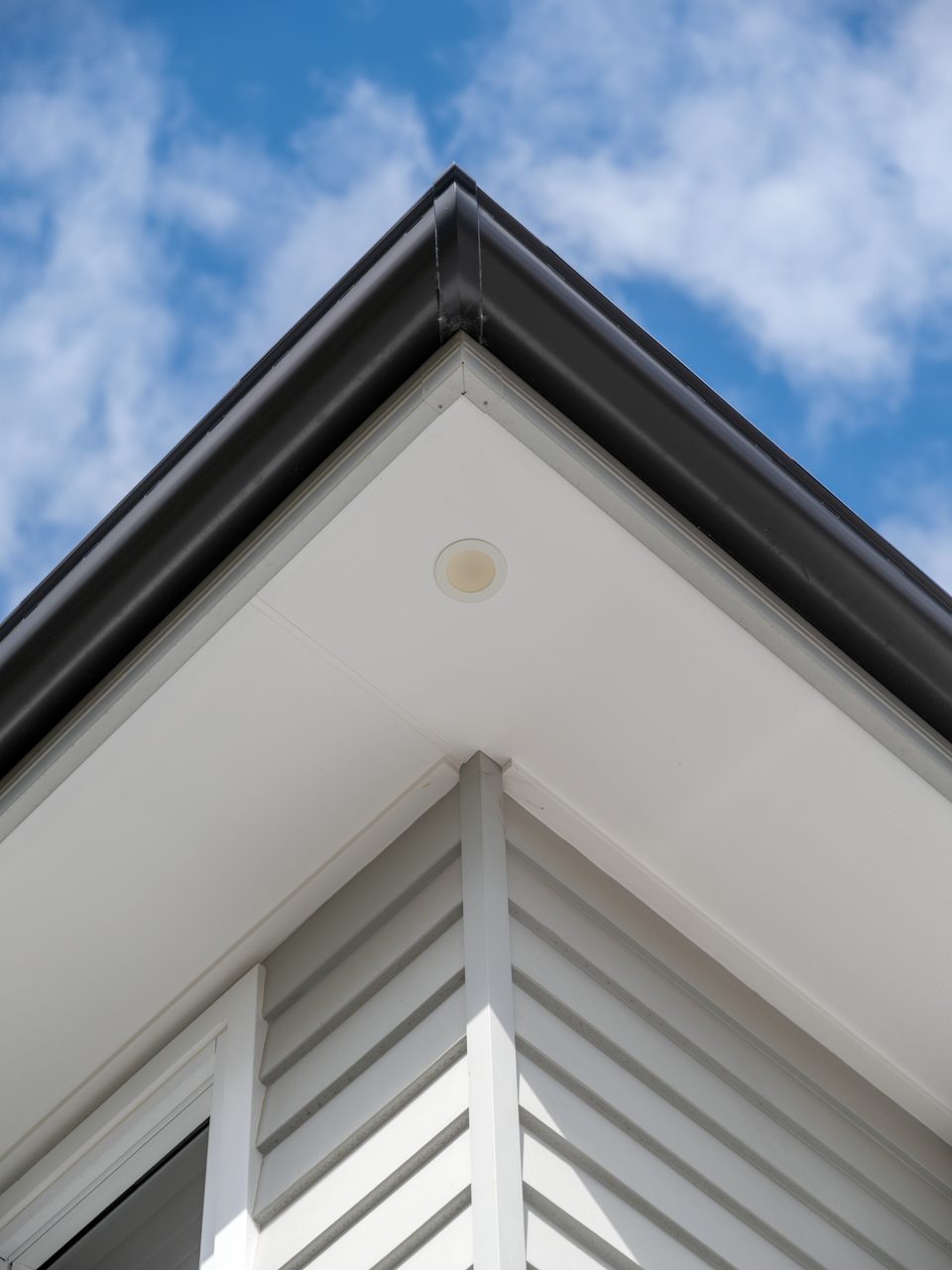 The gable apex