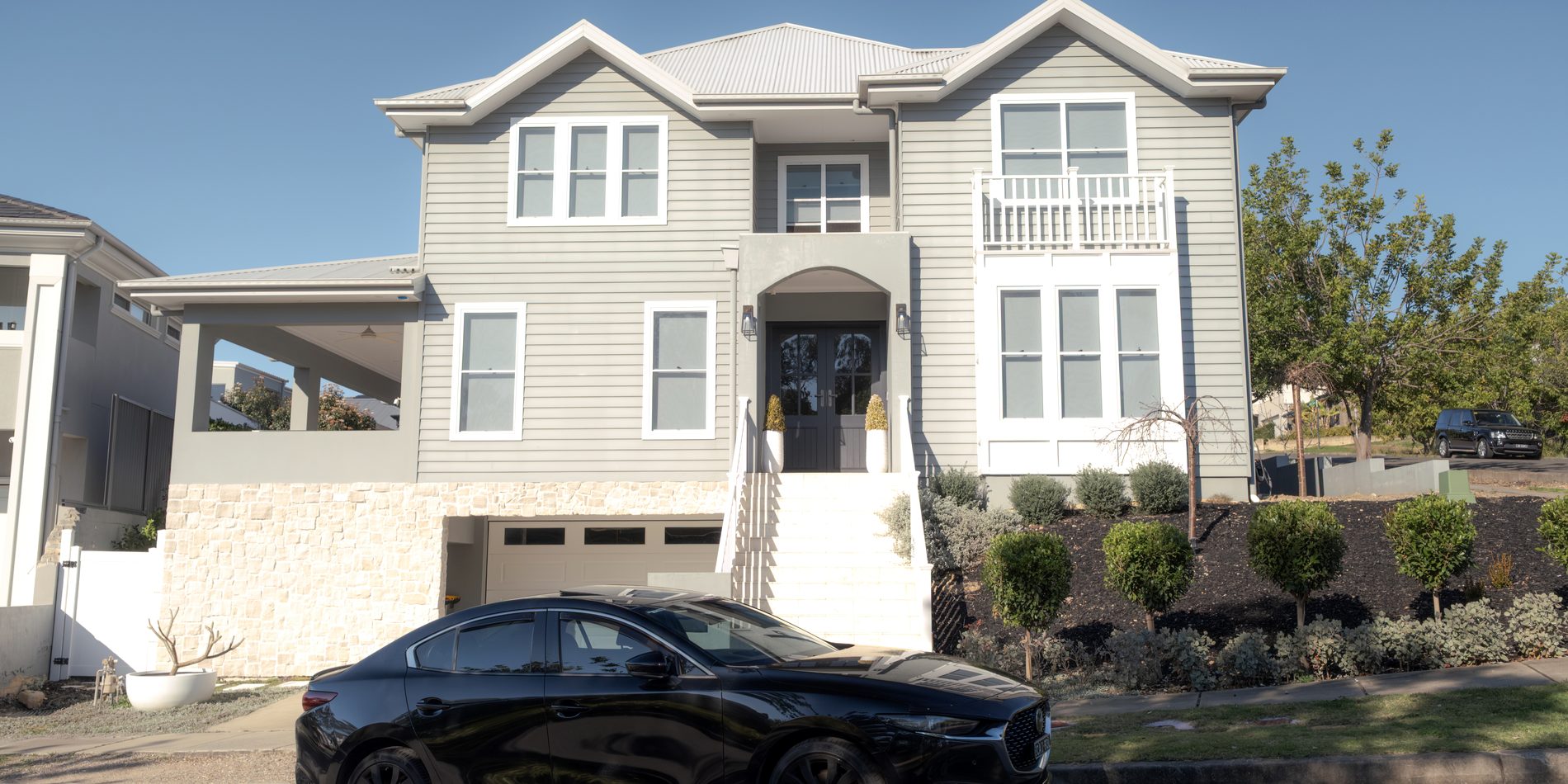 The front elevation